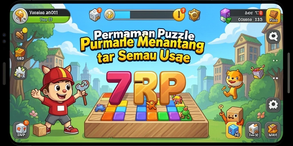 Tampilan screenshot 77RP menampilkan gameplay Puzzle yang mengasyikkan.
