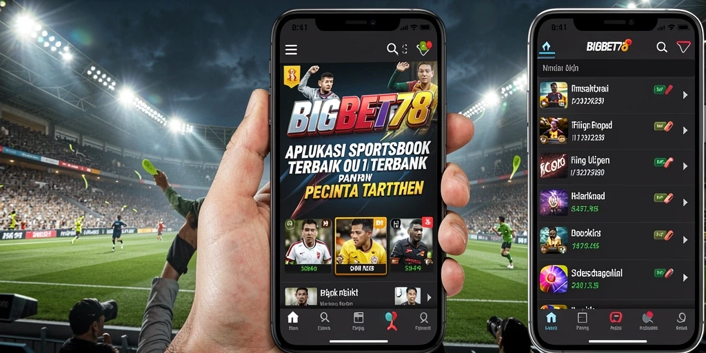 Tampilan antarmuka BIGBET78 saat melakukan taruhan olahraga.