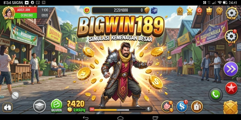 Tampilan gameplay BIGWIN189 yang seru dan interaktif.