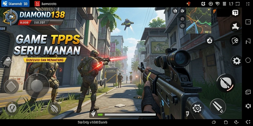 Screenshot menampilkan aksi seru dalam game TPS DIAMOND138.