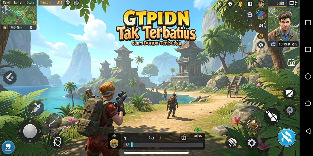 Tampilan GTPIDN menampilkan petualangan mendebarkan di dunia terbuka.