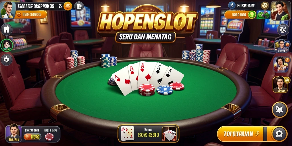 Tampilan dalam permainan HOPENGSLOT yang menegangkan dan mendebarkan.