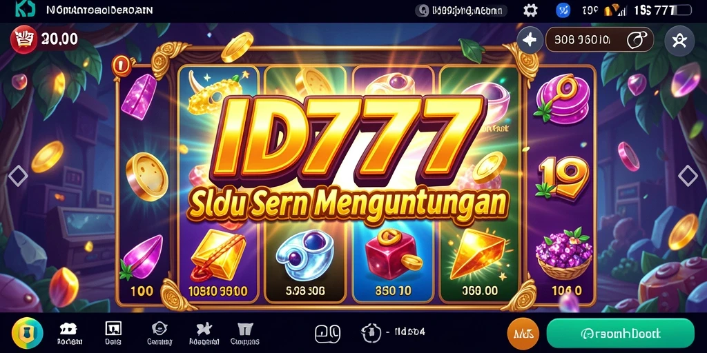 Screenshot gameplay ID777 menunjukkan aksi slot yang seru dan menarik.