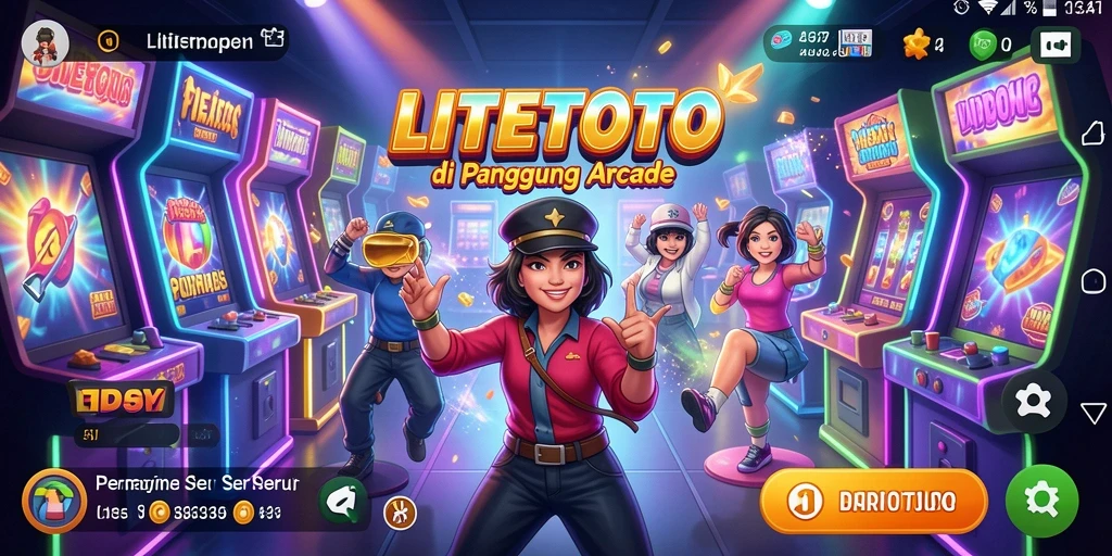 Tampilan gameplay seru LITETOTO dengan tantangan menarik di dalamnya.
