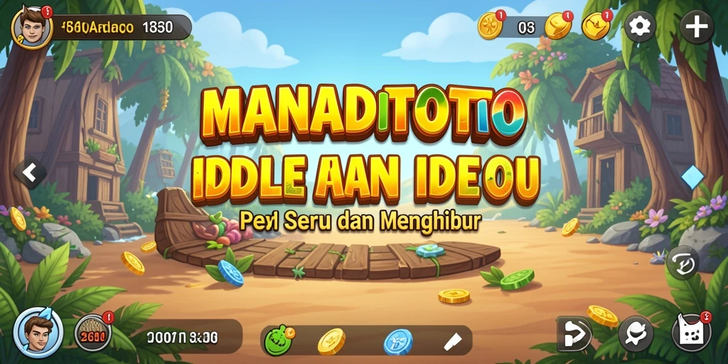 Tampilan gameplay seru dari MANADOTOTO yang penuh warna.