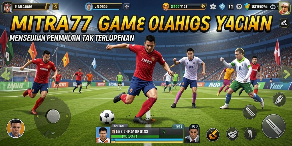 Tampilan gameplay menarik dari MITRA77 yang penuh aksi olahraga.