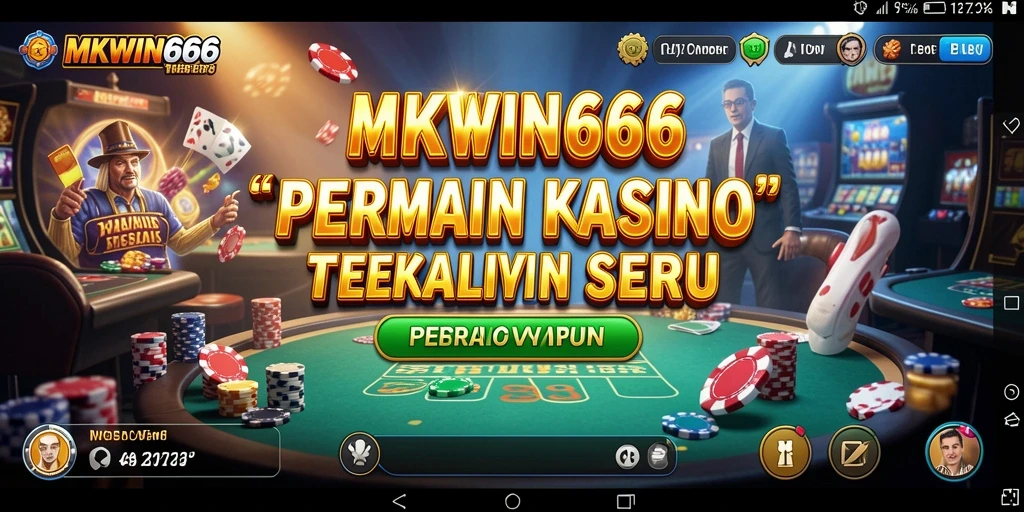 Tampilan gameplay seru di MKWIN666 dengan berbagai pilihan permainan kasino.