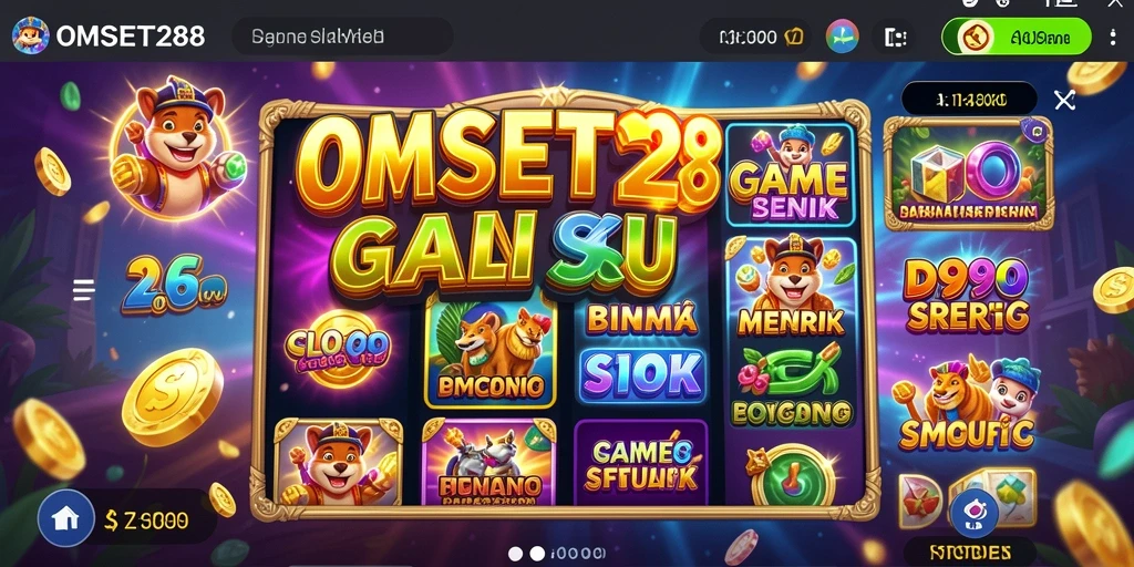 Gameplay menarik dari OMSET288 yang menampilkan putaran Slot penuh warna.