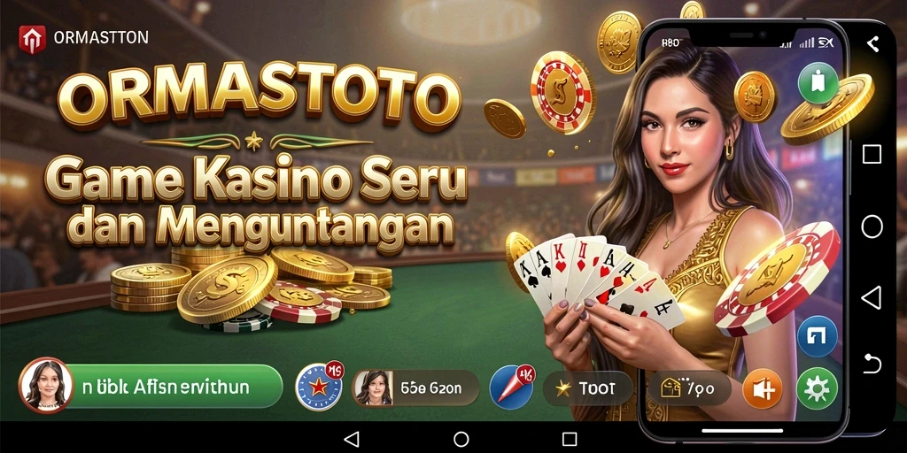 Screenshot utama ORMASSTOTO menampilkan gameplay kasino yang menarik.