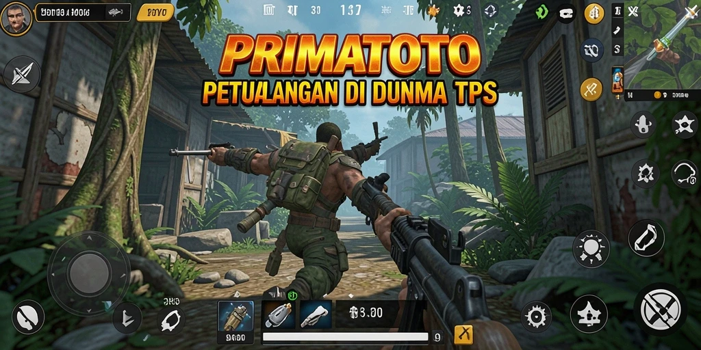 Tampilan aksi seru dalam gameplay PRIMATOTO di TPS.