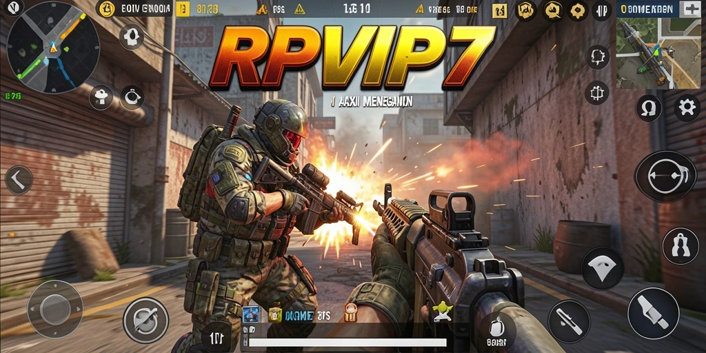 Tampilan gameplay RPVIP7 menegangkan dan seru.