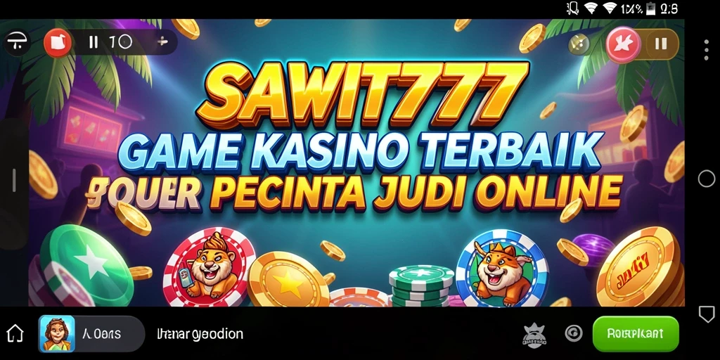 Screenshot gameplay SAWIT777 menampilkan aksi seru di kasino.