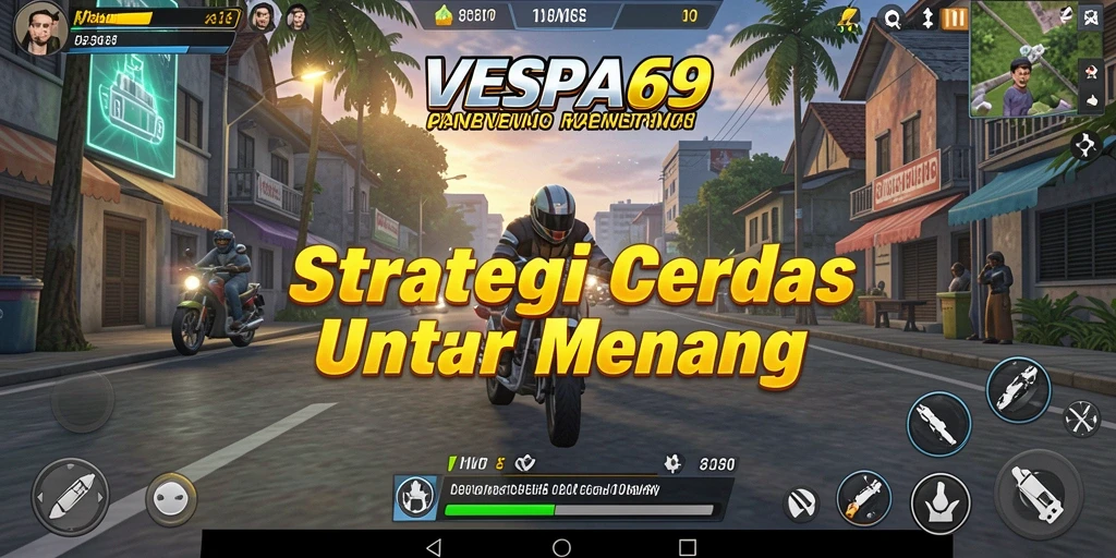 Tampilan utama VESPA69 dengan pertempuran strategi yang mendebarkan.