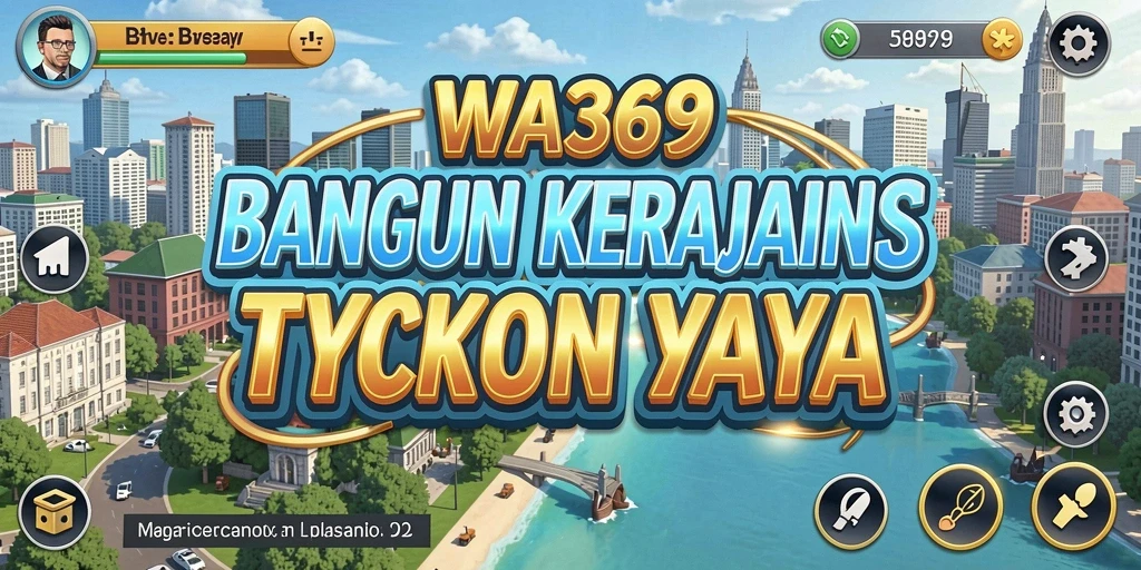 Screenshot utama WA369 menampilkan pengalaman seru dalam bermain Tycoon.