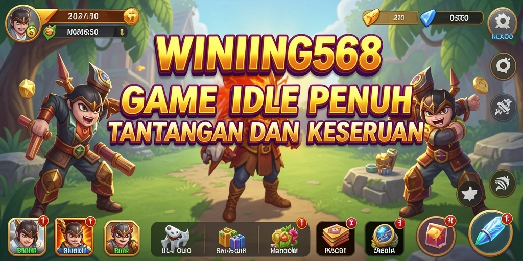 Tampilan gameplay Idle WINNING568 yang menarik dan interaktif.